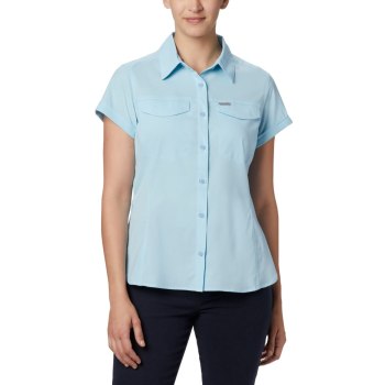 Columbia Overhemd Dames, Silver Ridge Lite Short Sleeve Blauw, 74QZFLNKS